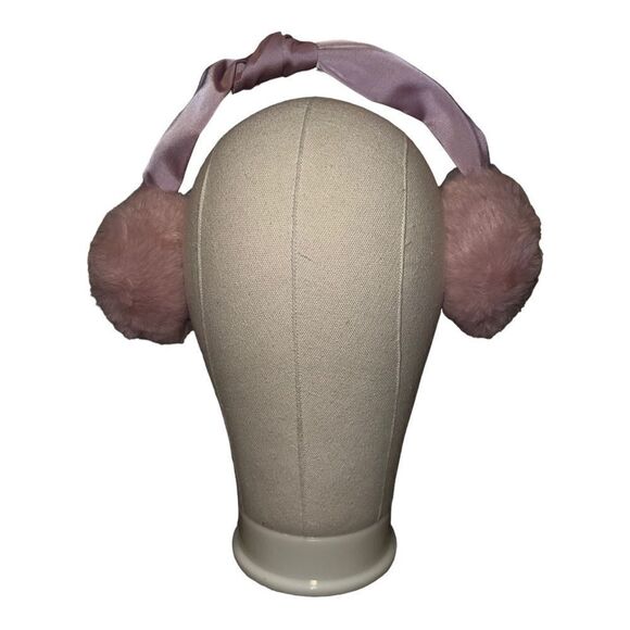 INC International Concepts Knot-Headband Faux-Fur Earmuff Blush Pink One Size - Picture 6 of 8